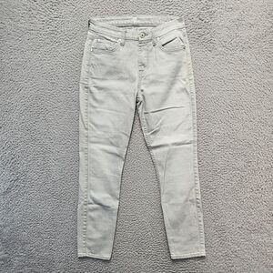 7 For All Mankind Jeans Womens Size 25 Gray The Mid Rise Cropped Skinny‎